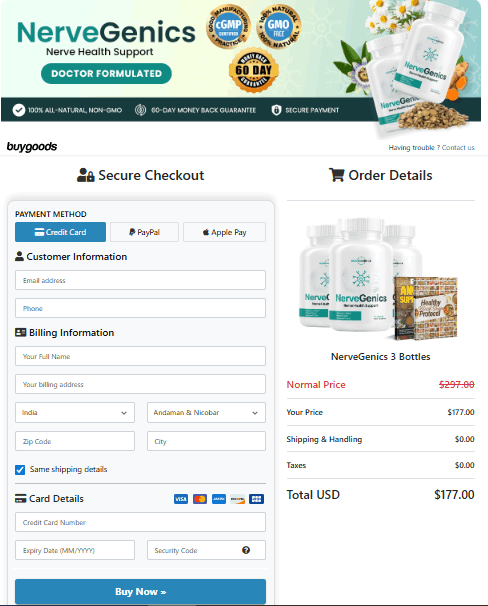 NerveGenics-checkout